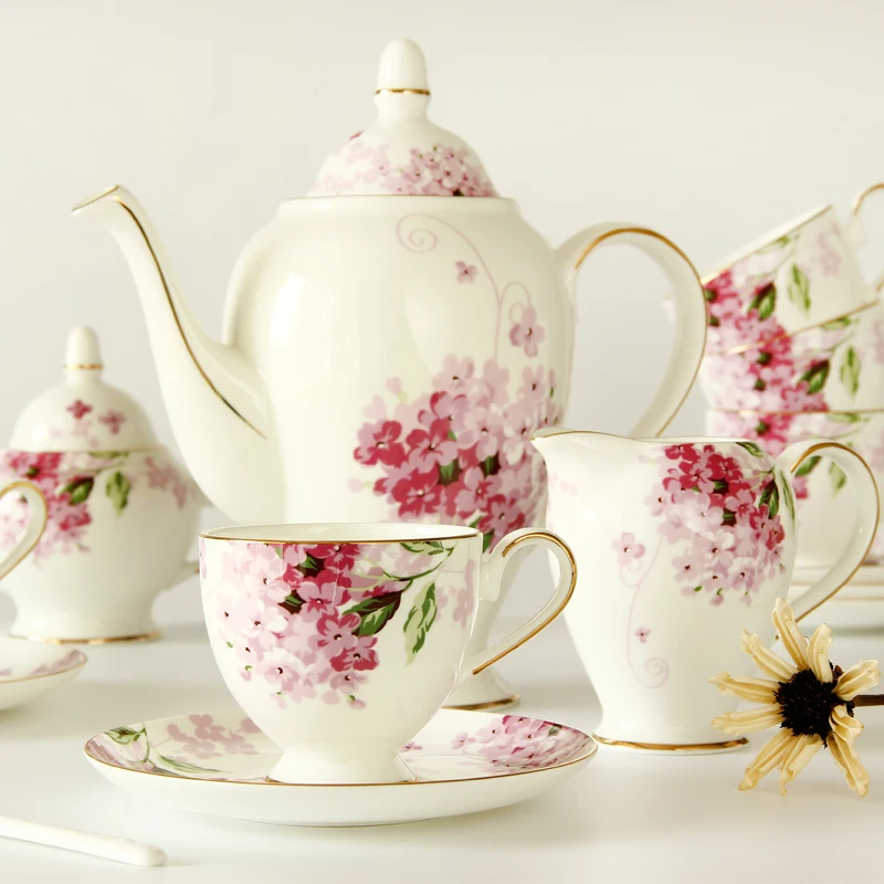 15 pcs ceramic bone china afternoon tea set flower coffee 15 pcs ceramic bone china afternoon tea set flower coffee