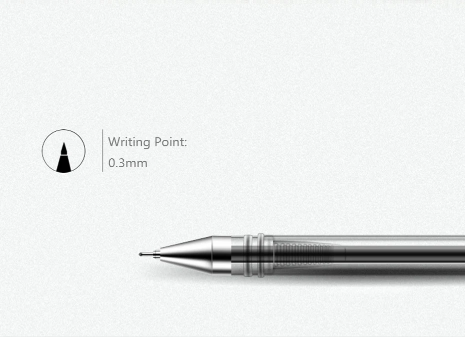 Гелевые, Дели ручки 3 шт 0,3 мм офисные принадлежности канцелярские гелевые ручки для студентов письма черная Высококачественная Заправка для гелевой ручки