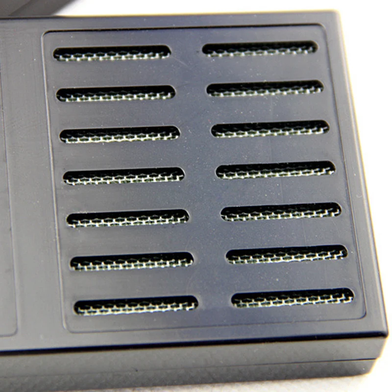 JX-LCLYL 1pc New Black Rectangular Tobacco Smoking Cigar Hygrometer Humidor Humidifier