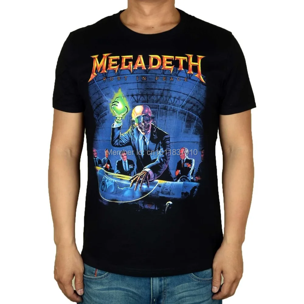 13 дизайнов Харадзюку уличная Megadeth Camiseta рок брендовая хлопковая Футболка 3D череп футболка с принтом в виде костей Hardrock thrash heavy Metal Rocker