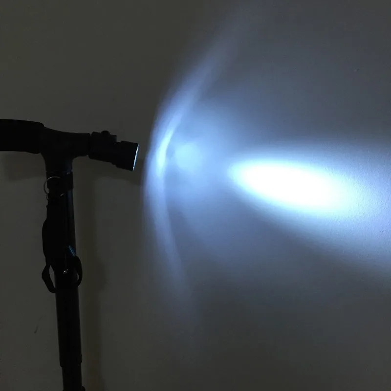 YUETOR-led-light-old man-fold-trekking-poles-T-hand-man-hiking-pole-cane-Walking-stick