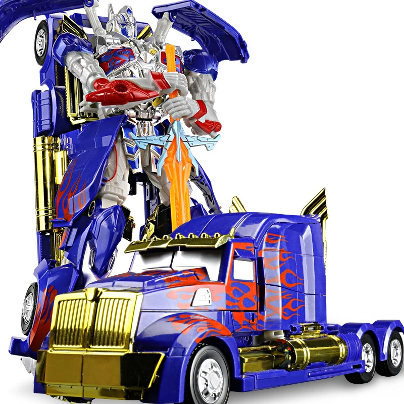 

35CM Robot Model Toy Figures Movie Car Men Big Truck Plastic Alloy Model Deformation Robots Assembled Action Toys Boy Kids Gift