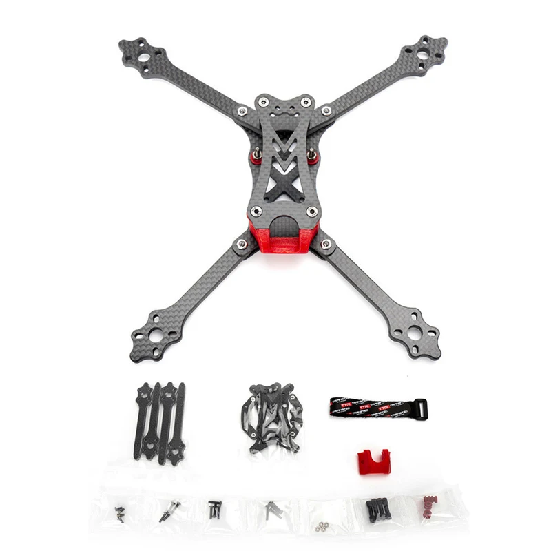 

TransTEC Laser Lite 5 Inch 224mm Wheelbase 5mm Arm Full 3K Carbon Fiber Frame Kit for RC Drone FPV Racing Parts Accessories
