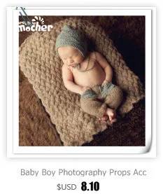 Реквизит для фотосессии новорожденных аксессуары для новорожденных вязаный свитер белый комбинезон реквизит для фотосессии костюм для новорожденного ребенка Fotografia