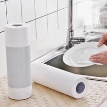 1 рулон одноразового антипригарного протирания тряпок для уборки дома блюдо столовое полотенце 2019ing