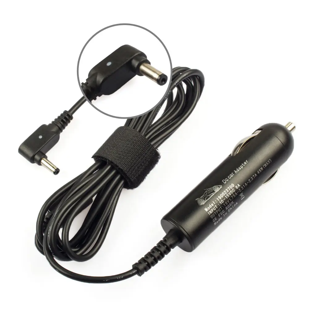 Direct Selling Mini Laptop DC Car Charger adapter for Asus S200e X201e