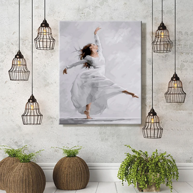 

paint by number art painting by numbers Artwork Handmade Personalized Customization Filling and coloring modern grace beautiful