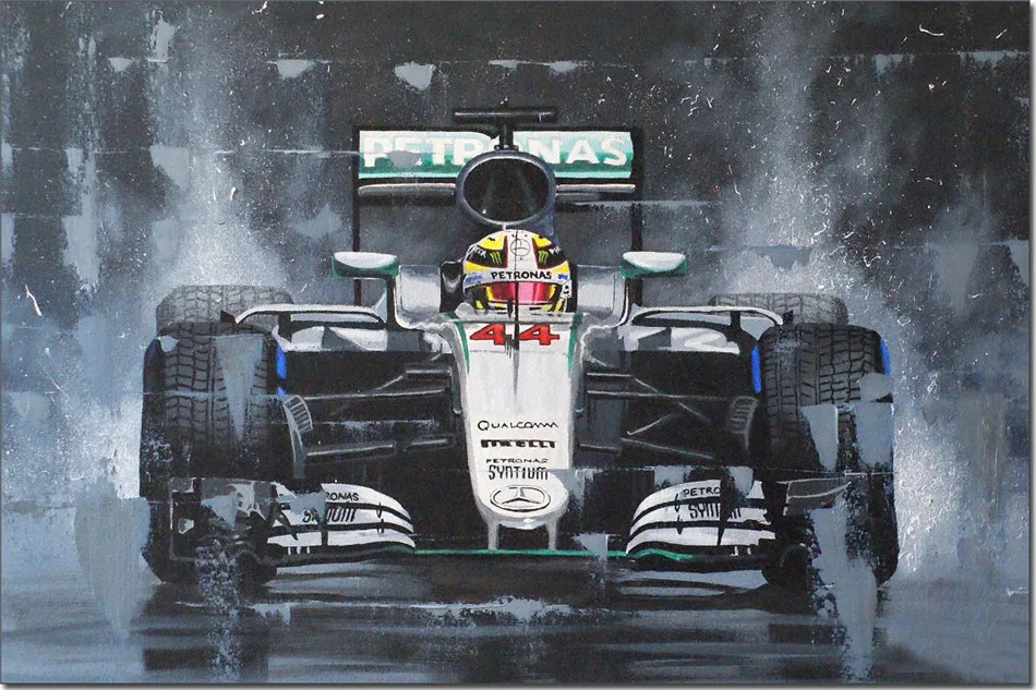 

Wall Art Canvas Painting HD Prints Home Decor Lewis Hamilton 1 Pieces Modular Cuadros Pictures Living Room Artwork Posters