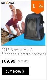 K& F концепция Многофункциональный Камера рюкзак модная фото/видео сумка с большой Ёмкость для Canon Nikon SLR DSLR Камера