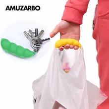 Многофункциональная портативная силиконовая подставка для овощей с зажимом в виде гороха