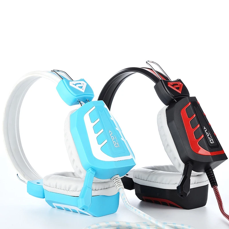 New Gaming Headset Soft Over ear Game Gaming Headband Headphone with Mic Stereo Super Bass for