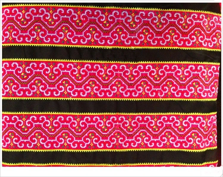7016 Ethnic tribe Hmong Miao fabric Textiles