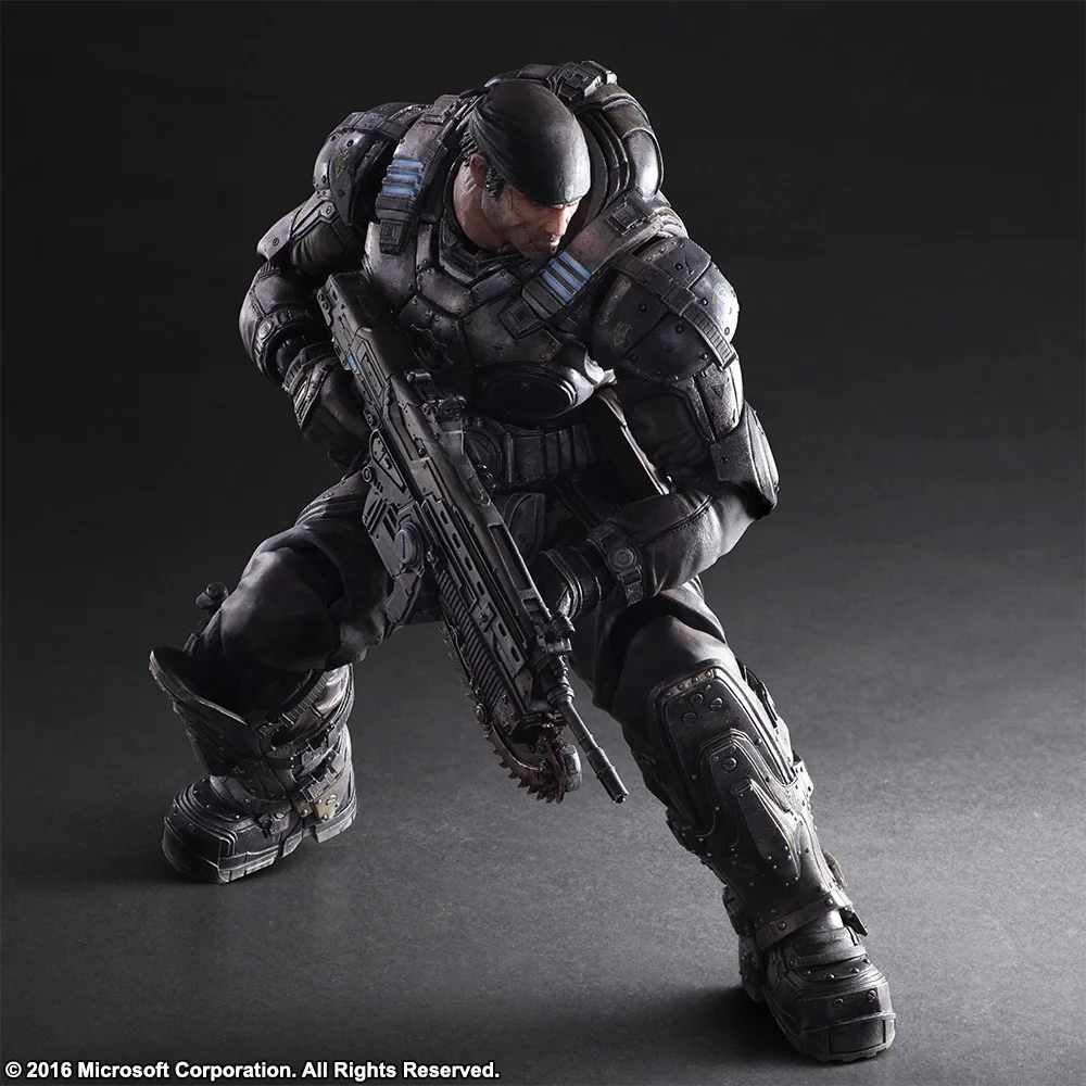 

Play Arts Kai Gears of War Marcus Fenix PVC Action Figure Collectible Model Toys Doll 27cm