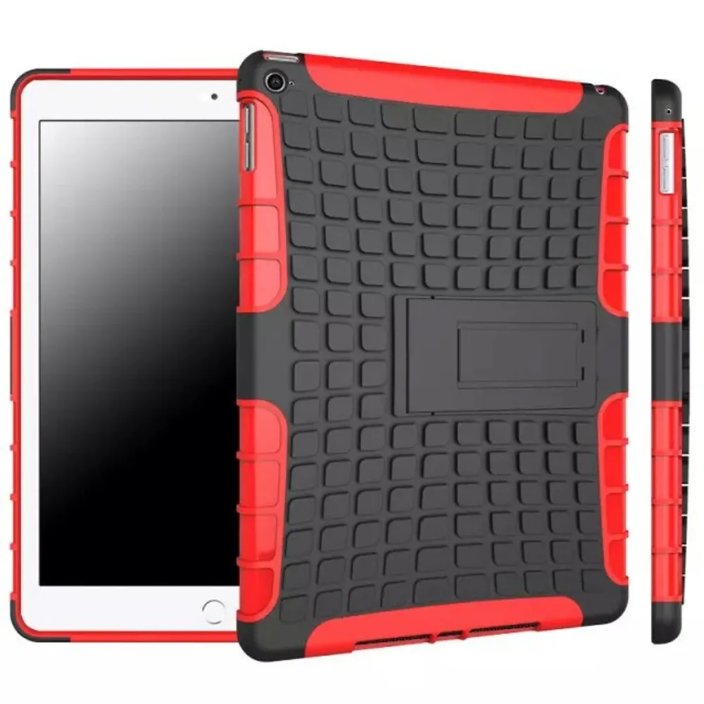 High Duty Armor Coque for iPad Air 2 Case Shockproof Silicon Hybrid A1566 A1567 Cover iPad Air 2 Shockproof Case (16)