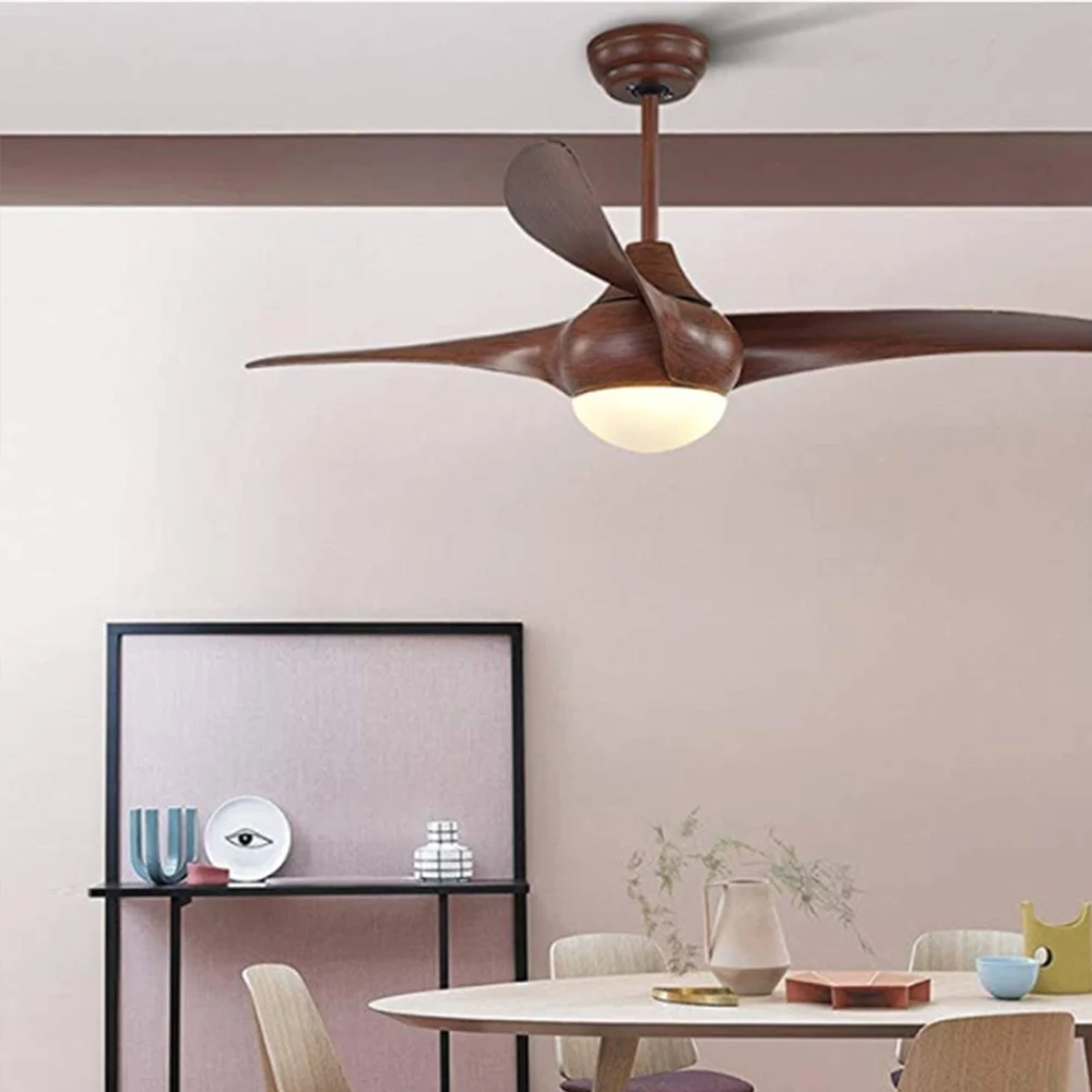 DC Variable Frequency Ceiling Fan Lights Simple Fashion 52 inch Restaurant living room Remote Control Mute Ceiling fan lights