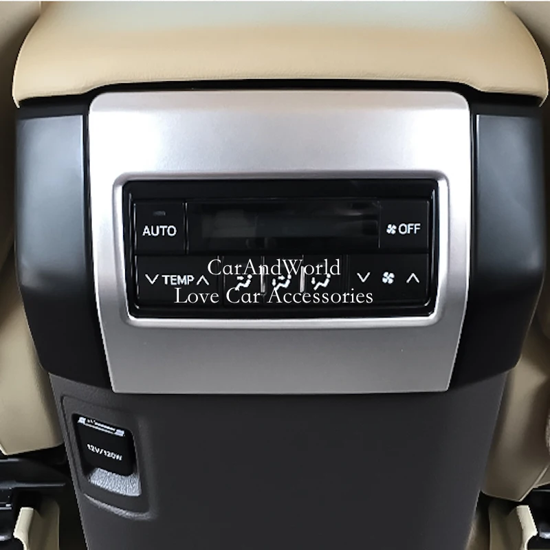 Для Toyota Land Cruiser Prado FJ150 LC150 2010 до 2019 вентилятор заднего кондиционера крышка розетки