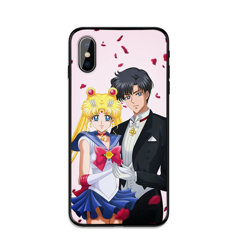 Reminiscence Сейлор Мун Мягкий ТПУ чехол для Apple iPhone 6 6S 7 8 Plus 5 5S SE X XS MAX XR силиконовые