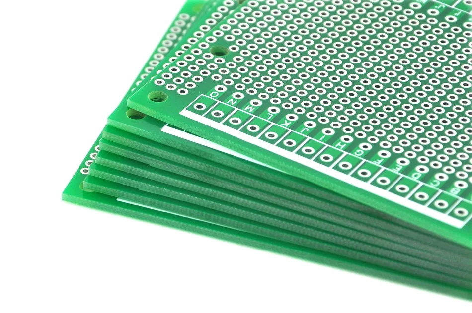 Двухсторонняя печатная плата универсальная 77.4x72мм.|double-side prototype pcb|prototype pcbdouble-sided