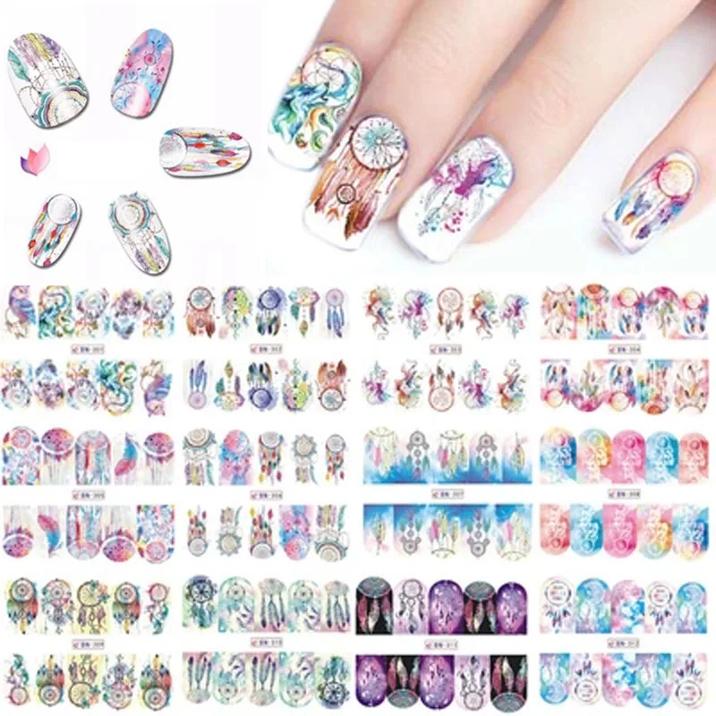 -1pc-Mixed-Designs-Wind-Chimes-Water-Transfer-Nail-Art-Stickers-Dream-Bright-Color-Decals-Woman (2)