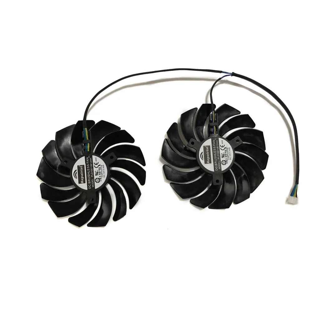 Кулер для MSI RX580/570/480/470 GTX1070Ti GTX1080Ti сменные игровые VGA карты 2 шт./компл. 95 мм