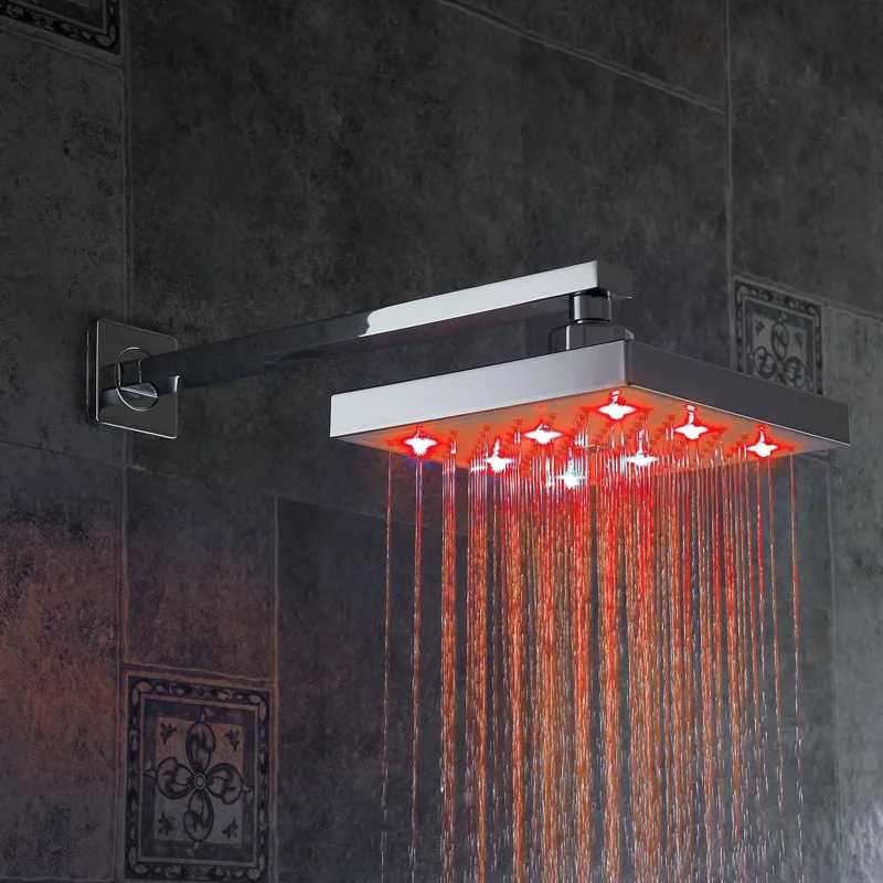BAKALA светодиодный светильник квадратная душевая головка душевая колонна для ванной комнаты без душевой B-9002
