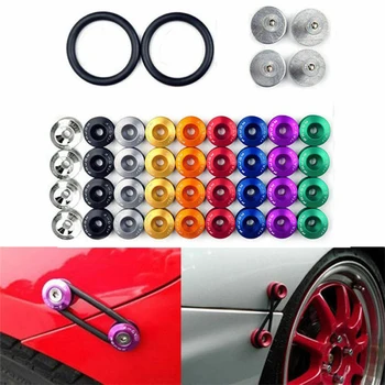 

Auto Replacement Reinforced Surrounding Pad Detachable Screws Car Front and Rear Bumper Hatch Fixing Buckle Nuts & Bolts for JDM