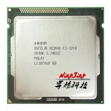 Intel Xeon E3-1240 E3 1240 3,3 ГГц четырехъядерный Восьмиядерный процессор 8M 80W LGA 1155
