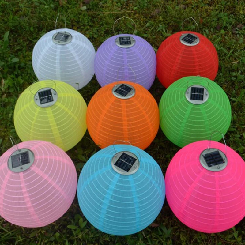 30CM Garden Solar Lights Outdoor Waterproof String Lights Chinese Hanging Lantern Fairy Lamp Festival Lanterns Landscape Lighting (7)