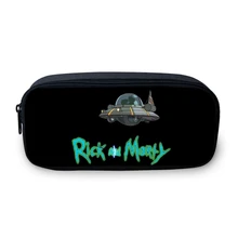 

Hynes Eagle Funny Pack Anime Cartoon Rick And Morty Prints Pencil Bags Cosmetic Box Boys Girls School Pen Pouch Stationery Case
