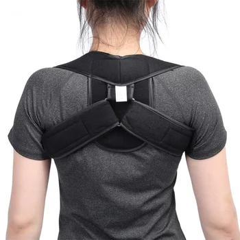 

Posture Corrector For Adult Children Adjustable Back Straightener Upper Back Brace Health Care Shoulder Clavicle Support Brace
