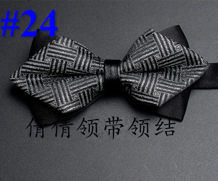 Модные 2-тон Bow Tie сетки Для мужчин и Для женщин смокинг общие вечеринку Галстуки бабочка бабочкой 30 Цвет, 100 шт