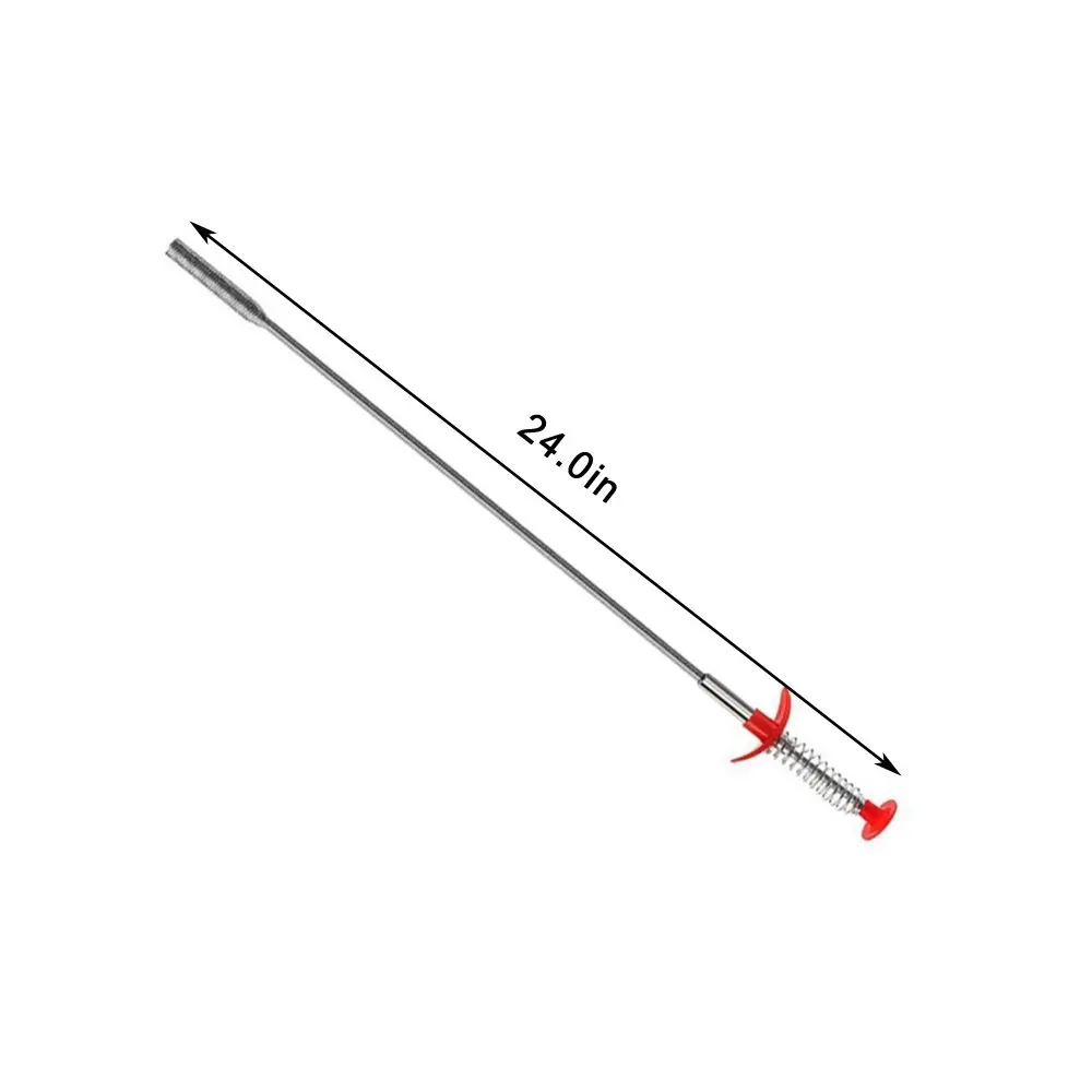 CHFL гибкий захват инструмент-выдвижной коготь ретривер палка с 5 упаковкой длиной 24 дюйма, для отпирания волос от стоков