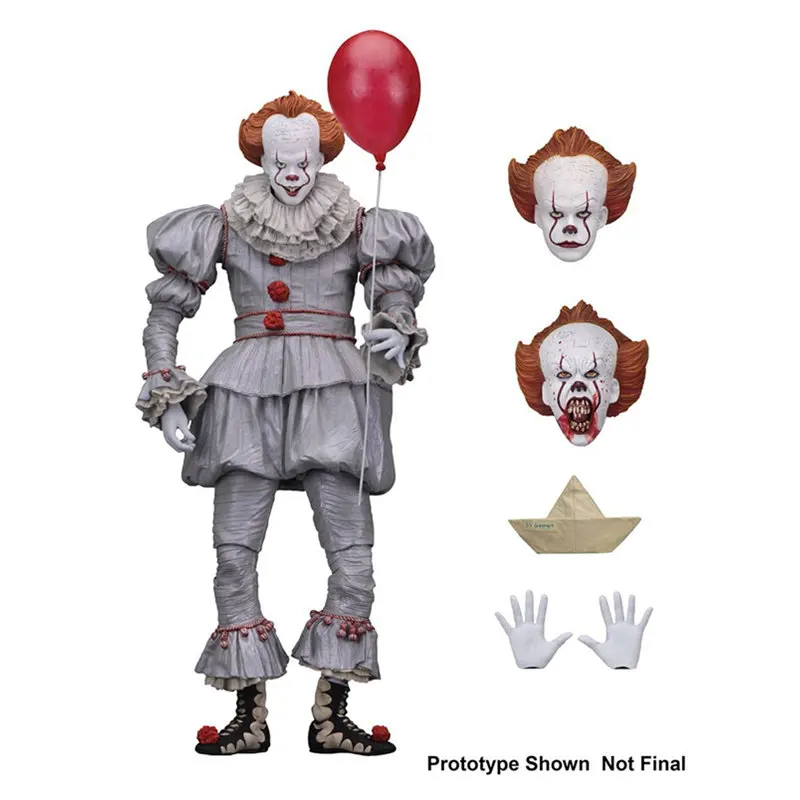 18 см NECA Stephen King's It Ultimate Pennywise танцующий клоун ПВХ фигурка коллекционная игрушка для подарок на Хэллоуин Кукла