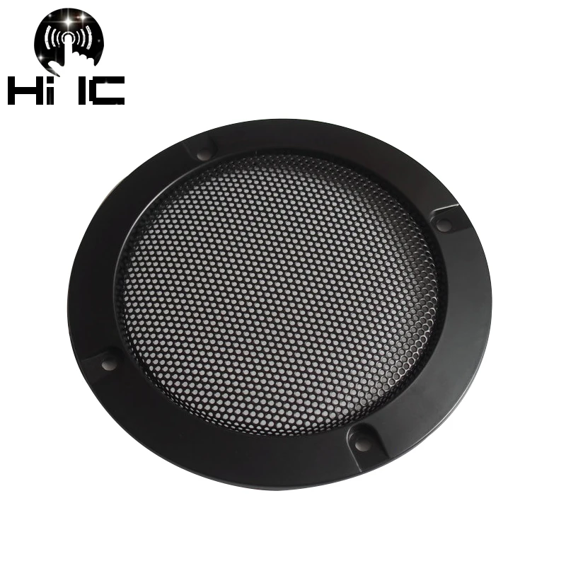 Buy 2pcs 3 inch Black Audio Speaker Cover Circle 90mm
