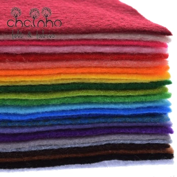 

Non Woven Felt Fabric 1mm Thickness Polyester Soft Felt Of Home Decoration Pattern Bundle For Sewing Dolls Crafts 24pcs 30x30cm