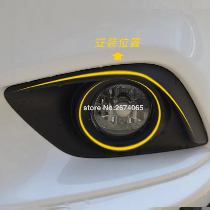Передние противотуманные фары Накладка ABS хром для 2014 2015 2016 Mazda 6/Atenza головной