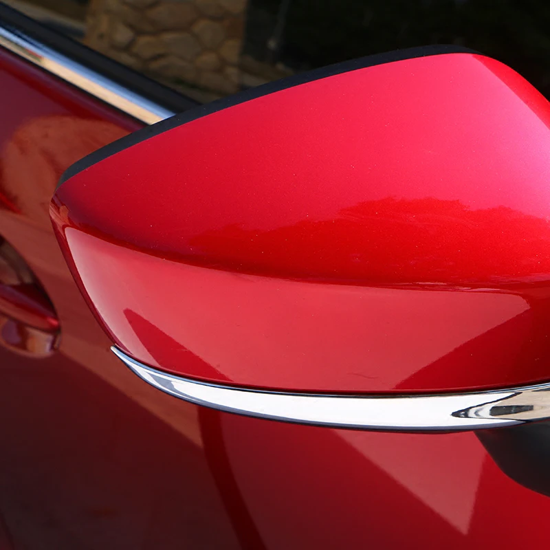 Chrome Side Mirror Cover trim for 2014-2016 Mazda 3 AXELA Molding Sedan 5 Door