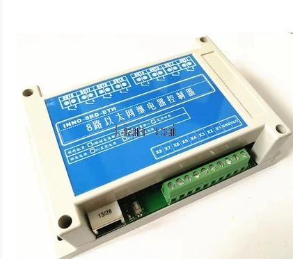 8 полосный сетевой Ethernet Интернет релейный коммутатор кабель RJ45 TCP/IP MODBUS RTU|Реле| |