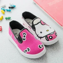 2016 été nouveaux enfants chaussures de toile bébé chaussures simples garçons / filles printemps et automne coréenne AB bande dessinée de Style chaussures de sport