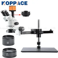 KOPPACE 16MP Full HD 1080P 60FPS HDMI промышленный цифровой микроскоп с камерой ремонт мобильного телефона Тринокулярный стереоскопический микроскоп