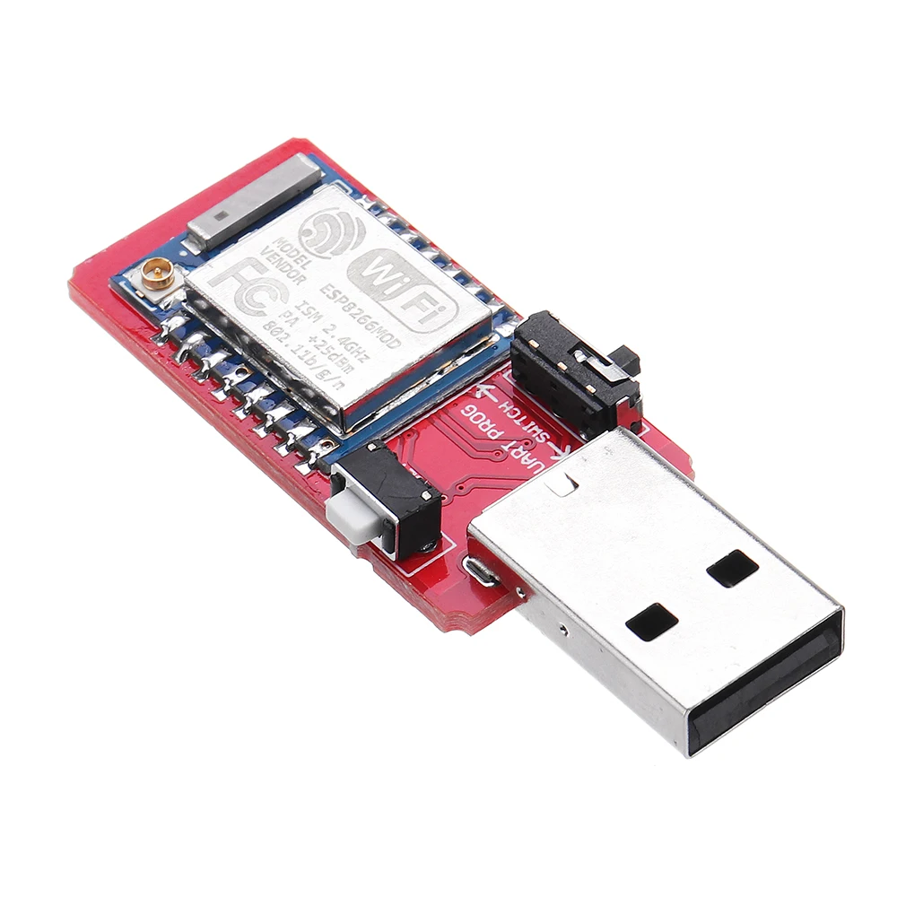 

USB to ESP-07 ESP8266 WIFI Module Adapter Board Computer Wireless Communication Development Board