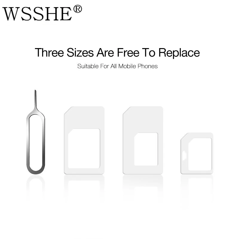 

Smart Phone SIM Card with Needle Nano Micro Sim Adapter Kit for Samsung 9 iPhone 7plus Samsung HUAWEI Xiaomi redmi one plus 5t