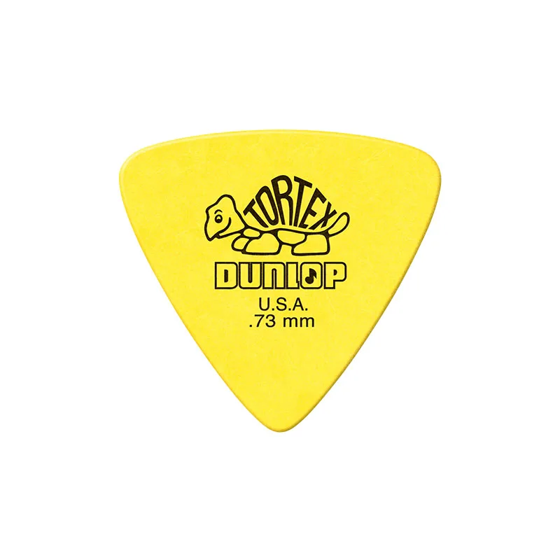 Dunlop Tortex гитары Палочки s бас посредника акустической гитары аксессуары классический треугольник гитары Палочки 0,5/0,6/0,73/0,88/1,0/1,14 мм - Цвет: 1pc 0.73mm