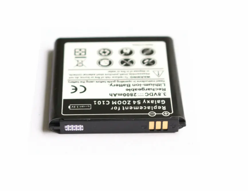 Ciszean 5шт./лот 2800 мАч B740AC/K/E/U Сменный аккумулятор для Samsung Galaxy S4 Zoom C101 C1010 C105A C105 NXF1