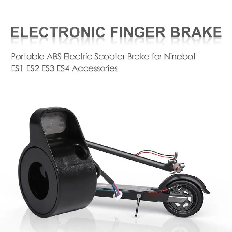

ABS Durable Electric Scooter Brake For Ninebot ES1/ES2/ES3/ES4 Easy Install Finger Throttle Accessories Black Ebike Replacement