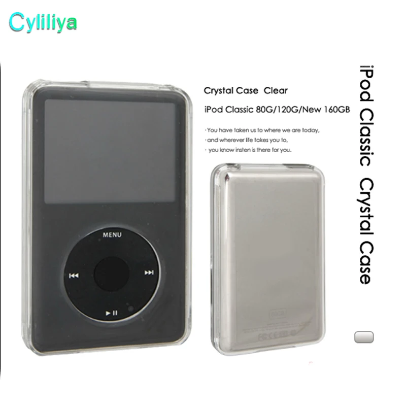 Ультра тонкий кристально прозрачный ПК Жесткий Чехол для Apple iPod Classic 6th 80GB 120GB 7th 160GB