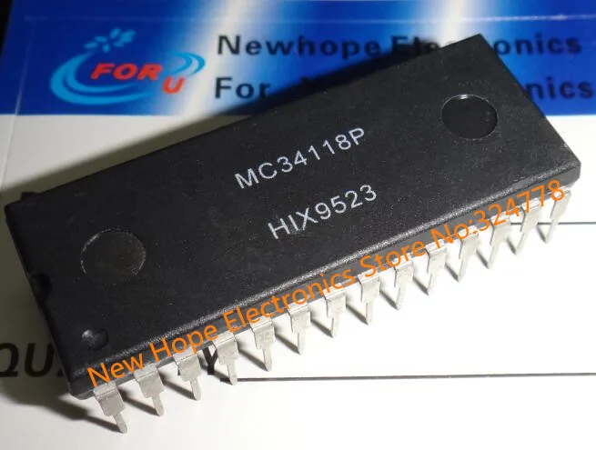 Аудио усилитель MC34118P MC34118 DIP28 громкая связь голосовое переключение микросхема