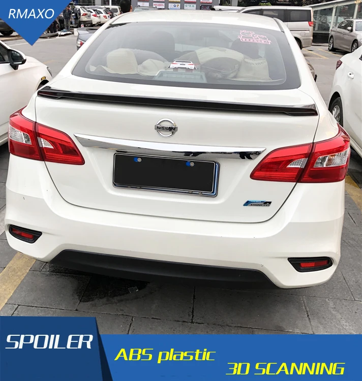 Спойлер для Sentra SYLPHY 2016-2019 NISSAN спойлер RS WD ABS Материал заднее крыло автомобиля