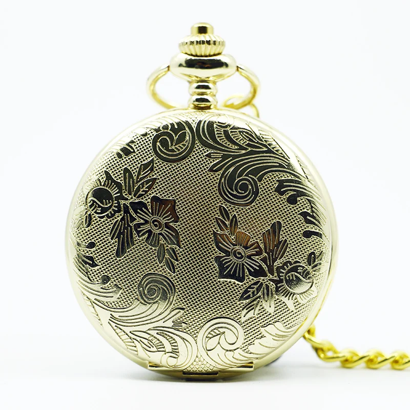 

Men Vintage Pocket Watch Retro Antique Watches with Chain Necklace Roman Steampunk Gift for Him Anniversary Weddings