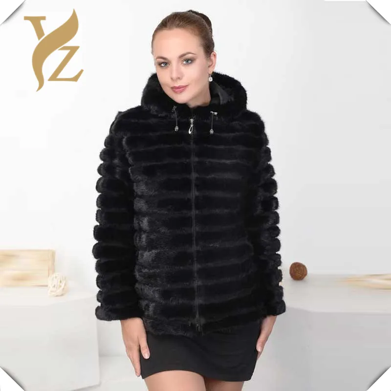 European Hot Sell Short Design Real Fur Coats Mink Fur Women's Coat